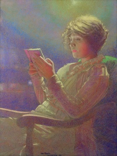 Woman Reading by Kamir Kaufman